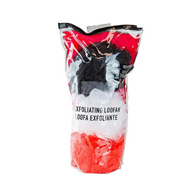 Set of Three Bath Loofahs (Red Packaging)