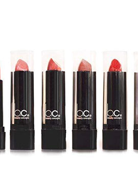 Beauty Concepts 6 Pack Lip Stick Set, Satin Lipstick Collection, Smooth, Highly Pigmented Lip Shades