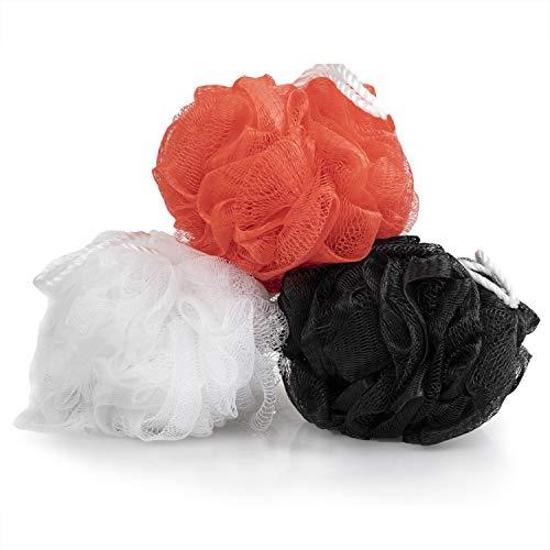 Set of Three Bath Loofahs (Red Packaging)