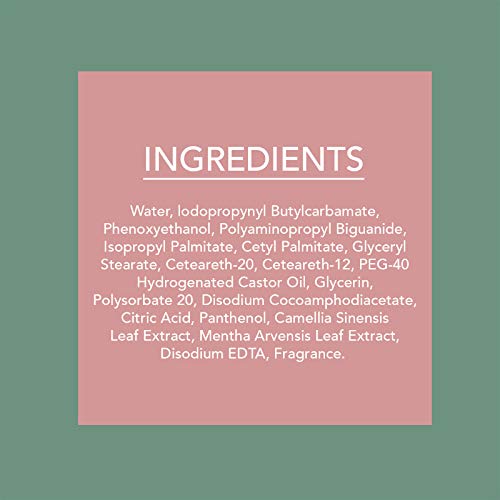 Nicole Miller 2 Pack (30 Count Each) Tea Tree and Mint Facial Cleansing and Make Up Remover Wipes