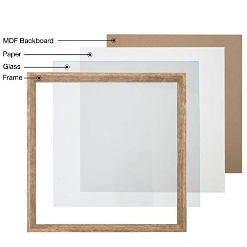 Sheffield Home Decor Collection- 3 Piece Picture Frame Set 18x18in