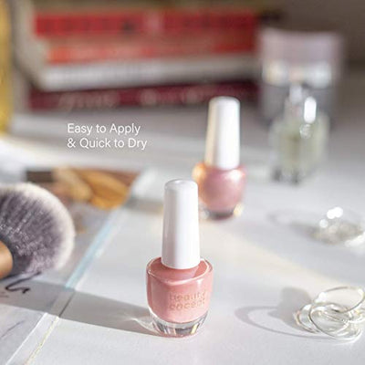 Beauty Concepts Set of 6 Nail Polish Collection - Quick Dry Nail Polish for Women and Girls (Floral Box)