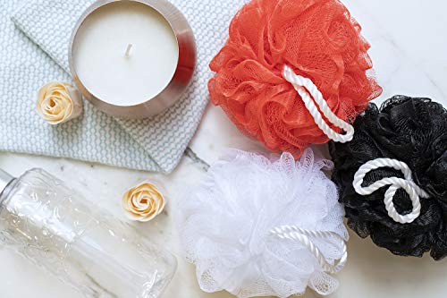 Set of Three Bath Loofahs (Red Packaging)