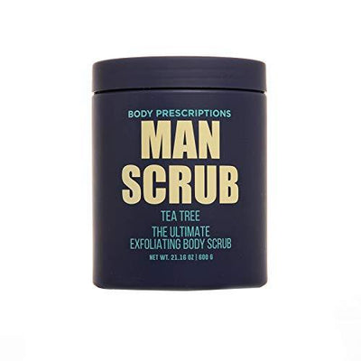 Body Prescriptions Body Scrub for Men, Jar with Twist Top