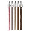 Ellen Tracy Set of 5 Eyeliner Pencils with a Built-in Sharpener in 5 Natural Colors, Easy and Quick to Apply - Gilded, Rose, Champagne, Cocoa and Metallic Taupe