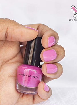 Beauty Concepts Ultimate Nail Polish Collection - 14 Pack of Assorted Mini Nail Polish Shades, Quick Dry Nail Polish in Pinks, Purples and Corals