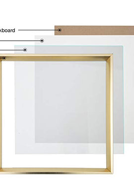 Sheffield Home Decor Collection- 3 Piece Picture Frame Set 18x18in