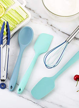 Cook with Color Silicone Cooking Utensils, 5 Pc Kitchen Utensil Set, Easy to Clean Silicone Kitchen Utensils, Cooking Utensils for Nonstick Cookware, Kitchen Gadgets Set