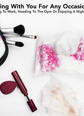 Body Prescriptions 2 Pack (30 Count Each) Rosehip Facial Cleansing and Gentle Make Up Remover Wipes