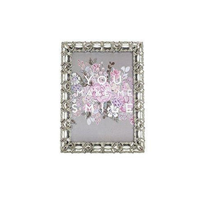 Parisian Home Ornate Jeweled Decorative Metal Picture Frame for 5