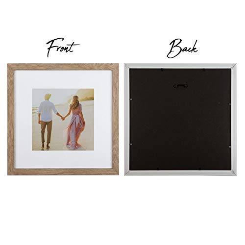 Sheffield Home Decor Collection- 9 Piece Square Picture Frame Set 12x12 in, Matted to 8x8