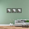 Sheffield Home Decor Collection- 3 Piece Picture Frame Set 12x12in, Floating to 8x8in