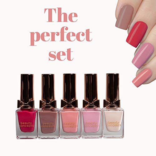 5 Pack Nail Polish Collection by B.C. Beauty Concepts