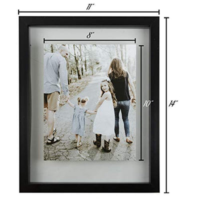 Sheffield Home Decor Collection- 3 Piece Picture Frame Set 11x14in, Matted to 8x10in