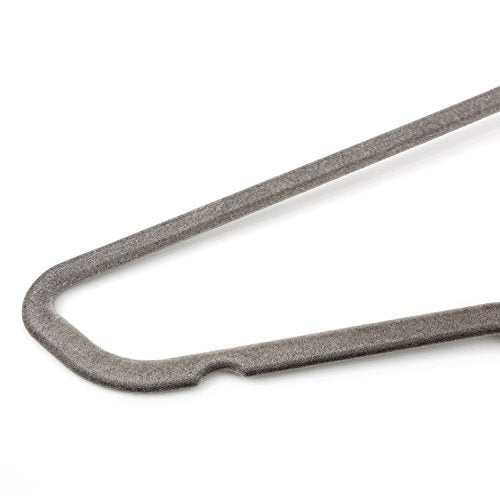 Michael Graves Design Ultra-Thin Non-Slip Velvet Clothing Hangers, Flocked & Durable, Closet Space Saving, for Garments, Suits, Dresses, Pants, Shirts, Coats, 50 Pack
