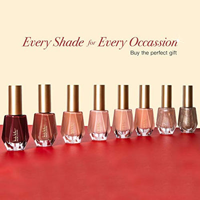 Nicole Miller Nail Polish Collection- 8 Piece Nail Polish Set in Dark Pink Colors