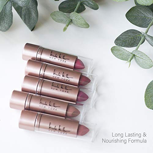 Nicole Miller 5 Pack Matte Lipstick Collection