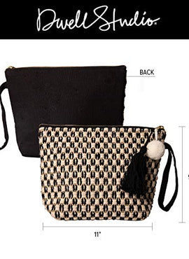 DwellStudio Vegan Clutch for Women -Wristlet, Purse, Woman's Hand Bag, Wallet, Beautiful Gift for Women