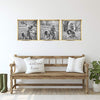 Sheffield Home Decor Collection- 3 Piece Picture Frame Set 18x18in