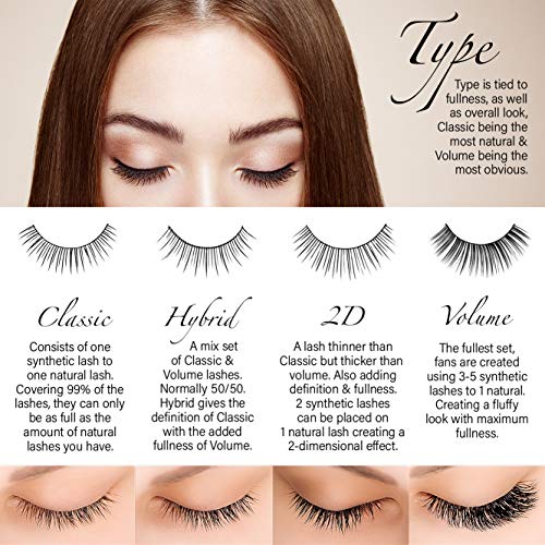 Nicole Miller Faux Eyelash Collection with Lash Glue in Tin Case, Set of Four False Lashes (Printed Floral Tin)