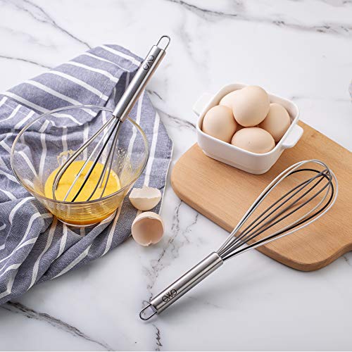 COOK with COLOR Set of 2 Whisks, 10