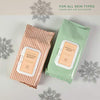 2 PK Winter Berry and Vanilla Mint Facial Wipes