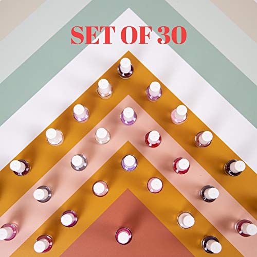 Ellen Tracy Ultimate Nail Polish Collection- 30 Piece Nail Polish Set