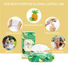 Beauty Concepts -2 Pack (60 Count Each) Pineapple with Aloe & Vitamin C Home Grown Picked Fresh Detoxifying Wipes