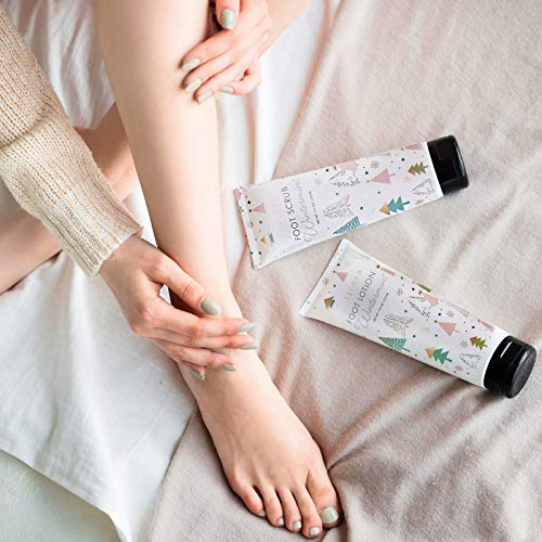 Live Green Bath and Body Gift Set- Foot Spa Set with Slippers, Scrub, and Lotion