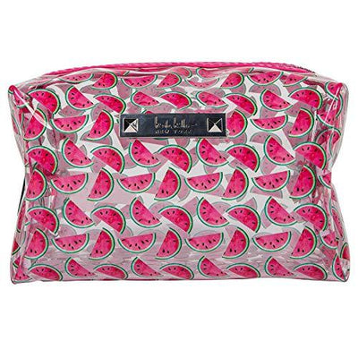 Nicole Miller Makeup Bag, Travel Toiletry Case, and Cosmetic Bag- Loaf Shape Makeup Organizer (Watermelon Print)