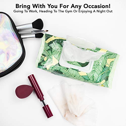 Beauty Concepts -2 Pack (60 Count Each) Pineapple with Aloe & Vitamin C Home Grown Picked Fresh Detoxifying Wipes