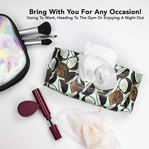 Body Prescriptions 2 Pack (60 Count Each) Coconut and Almond Facial Cleansing Wipes  Detoxifies Skin and Removes Makeup Flip Top Pack