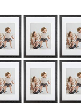 Sheffield Home Decor Collection- 9 Piece Picture Frame Set 11x14 in, Matted to 8x10