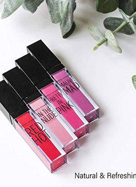 Beauty Concepts 4 Pack Matte Liquid Lipstick Collection
