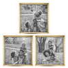 Sheffield Home Decor Collection- 3 Piece Picture Frame Set 18x18in