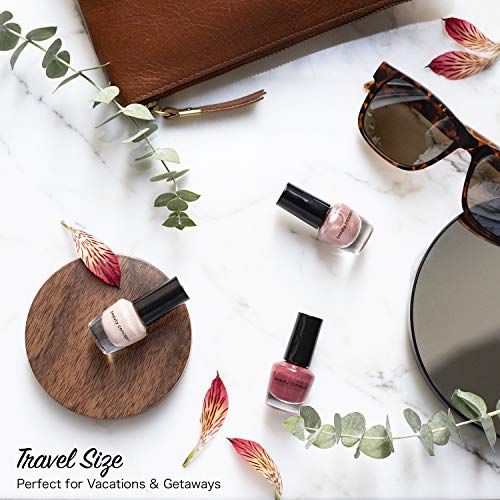 B.C. Beauty Concepts Nail Polish Set - 10 Mini Nail Polish Colors, Quick Dry Nail Polish for Women and Girls