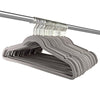 Michael Graves Design Ultra-Thin Non-Slip Velvet Clothing Hangers, Flocked & Durable, Closet Space Saving, for Garments, Suits, Dresses, Pants, Shirts, Coats, 50 Pack