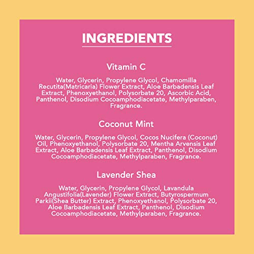 Body Prescriptions Makeup Remover Wipes Bulk, 3 Pack, 90 Facial Cleansing Cloths Removes Makeup, Mascara, Dirt and Oil (Vitamin C, Coconut Mint, Lavender Shea)