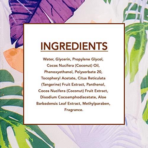 Beauty Concepts Coconut and Tangerine Face Wipes & Makeup Remover Wipes - 2 Pack (60 Count Each) of Gentle Facial Cleansing Wipes, Lightly Scented Ð Flip Top Pack