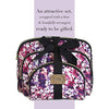 Nicole Miller 3 Pc Cosmetic Bag Set, Purse Size Makeup Bag for Women, Toiletry Travel Bag, Makeup Organizer, Cosmetic Bag for Girls Zippered Pouch Set, Large, Medium, Small (Colorful Floral Print)