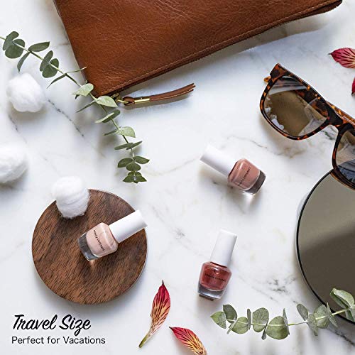 B.C. Beauty Concepts Nail Polish Set - 14 Mini Nail Polish Colors, Polish Kit for Fingernails and Toenails