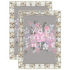 Decorative picture frame in silver stones by Parisian Home