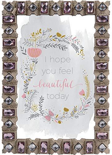 Parisian Home Pastel Perfection Ornate Jeweled Decorative Picture Frame for 4