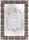 Parisian Home Pastel Perfection Ornate Jeweled Decorative Picture Frame for 4