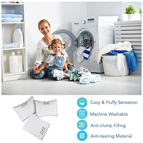 Rae Dunn King Size 3 Piece Quilt Set, Black and Off White Gingham Border Bedding and King Shams, with Sleep Tight Embroidered Sentiment, 100% Cotton