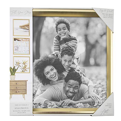 Sheffield Home Decor Collection- 3 Piece Picture Frame Set 18x18in