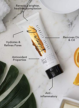 Clinical Works Vitamin C Facial Cleanser and Face Wash, 5.97 fl oz / 177 ml