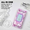 Beauty Concepts 2 Pack (60 Count Each) Magical Mint Facial Cleansing Wipes Detoxifies Skin and Removes Makeup Flip Top Pack