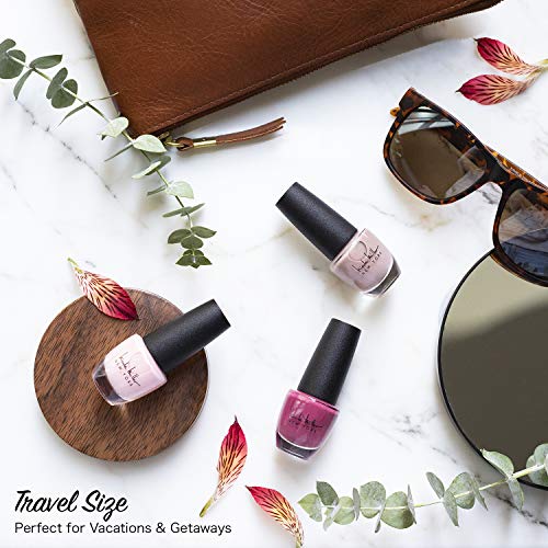 Nicole Miller Nail Polish Set, 6 Piece Nail Polish Collection, Quick Dry Nail Polish for Women and Girls