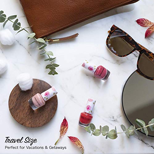 B.C. Beauty Concepts Nail Polish Set - 10 Mini Nail Polish Colors, Polish Kit for Fingernails and Toenails, Quick Dry Nail Polish for Women and Girls